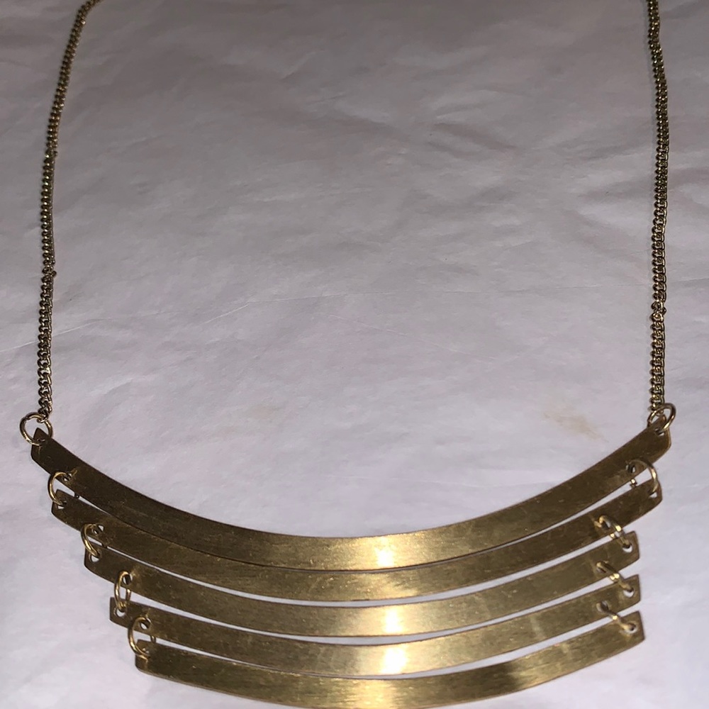 Goldtone statement Necklace